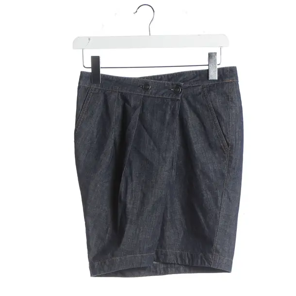 Rock, in Blau, Baumwolle, Alexander McQueen