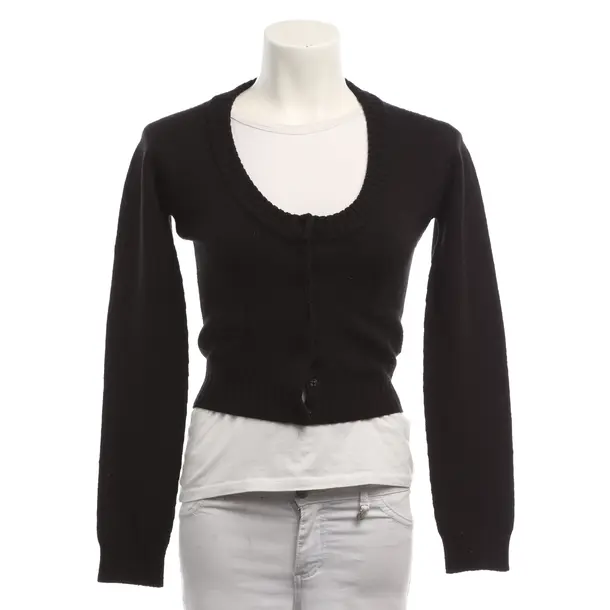 Cardigan, in Black, Wool, Twin Set