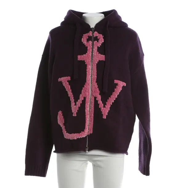 Strickjacke, in Lila, Wolle, JW Anderson