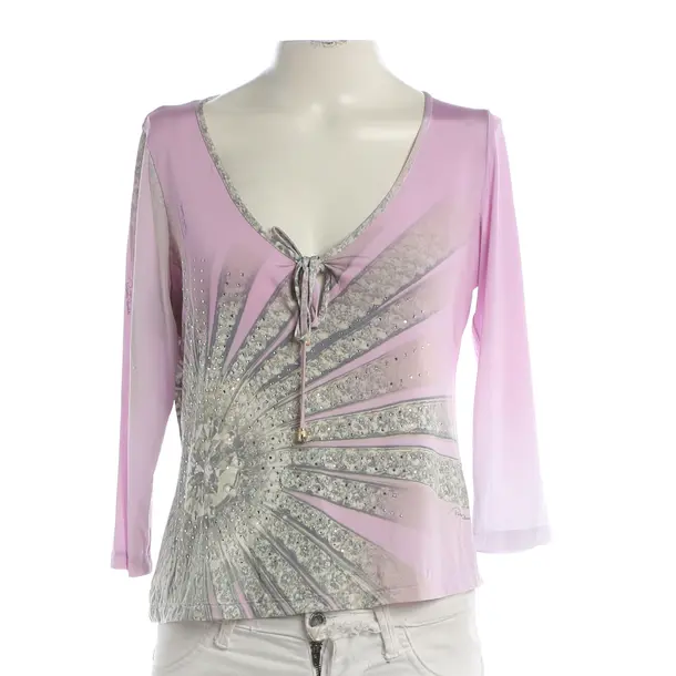 Long Sleeve Shirt, in Lavender, Cotton, Roberto Cavalli
