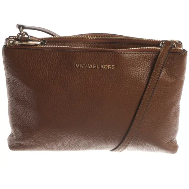 Schultertasche, in Hellbraun, Leder, Michael Kors