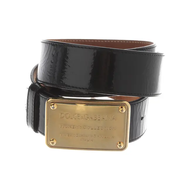 Cinture, in Nero, Pelle, Dolce e Gabbana