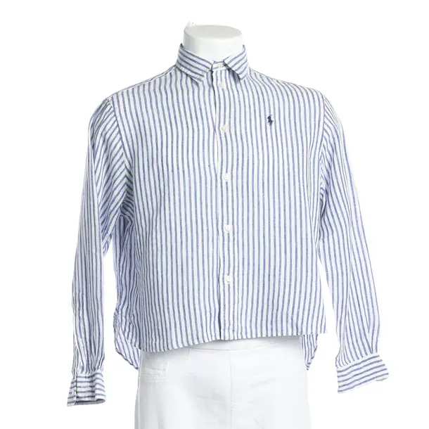 Bluse, in Blau, Leinen, Polo Ralph Lauren