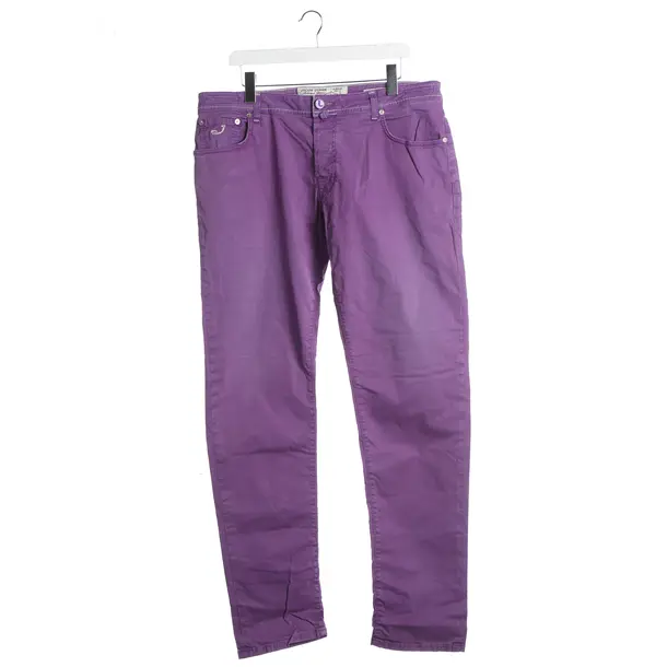 Pants, in Purple, Cotton, Jacob Cohen