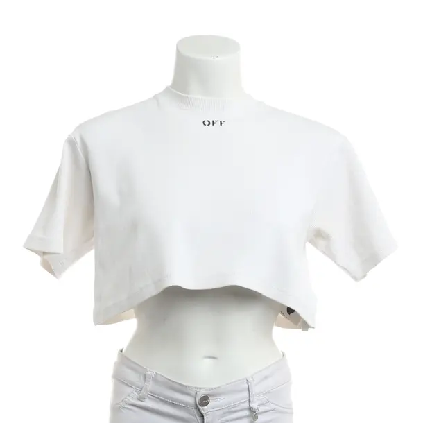 Shirt, in White, Cotton, Off-White