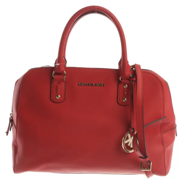 Handtasche, in Rot, Leder, Michael Kors