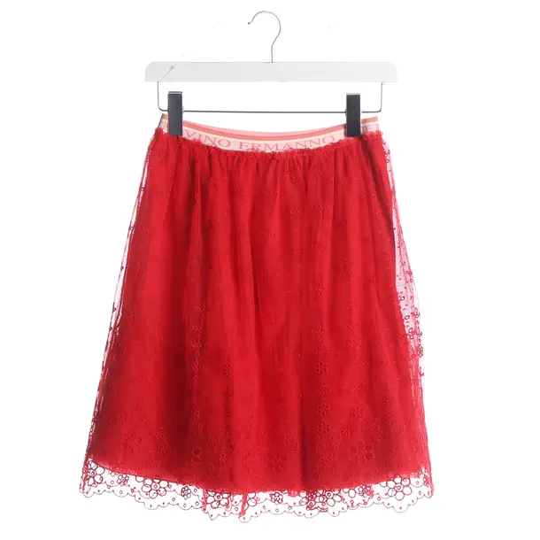 Skirt, in Red, Polyamide, Ermanno Scervino