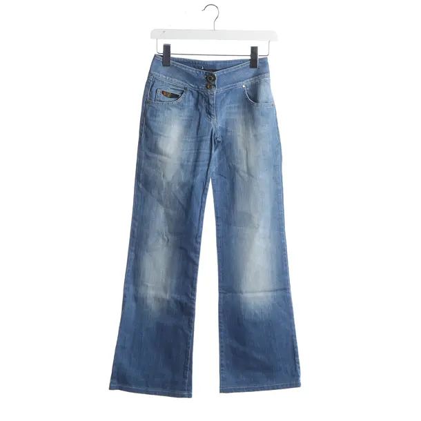 Bootcut Jeans, in Blue, Cotton, Elisabetta Franchi