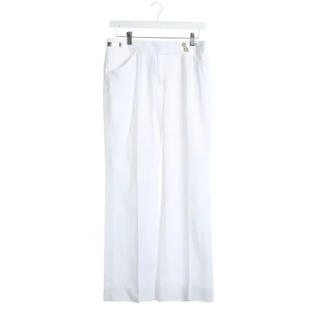 Pants, in White, Cotton, Dolce & Gabbana