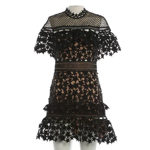 Cocktail Dress, in Black, Polyester, self-portrait