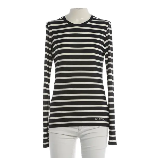 Long Sleeve Shirt, in Navy, Viscose, Valentino