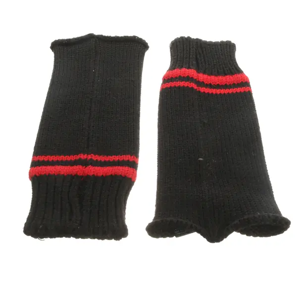Arm Warmers, in Black, Acrylic, Ermanno Scervino