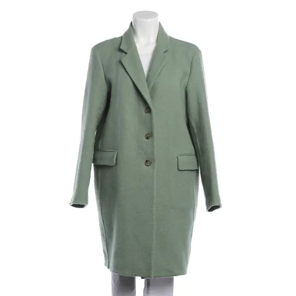 Winter Coat, in Light Green, Wool, Ermanno Scervino