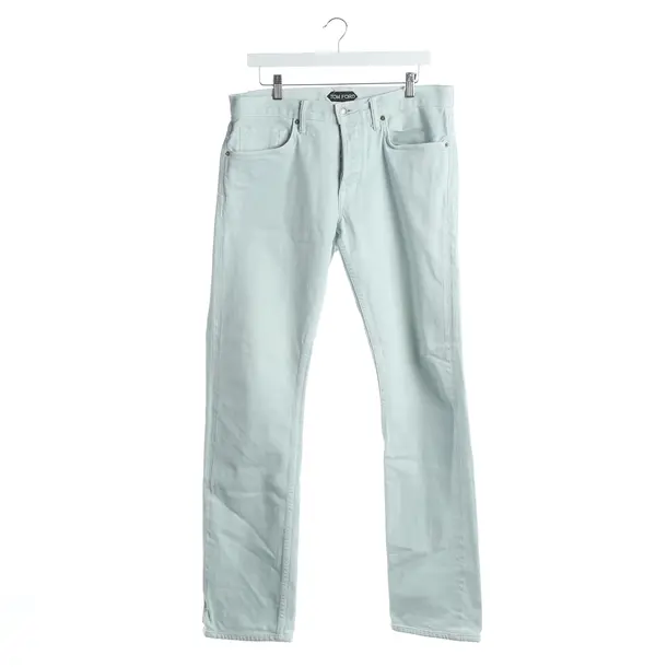 Jeans straight fit, in Verde chiaro, Cotone, Tom Ford