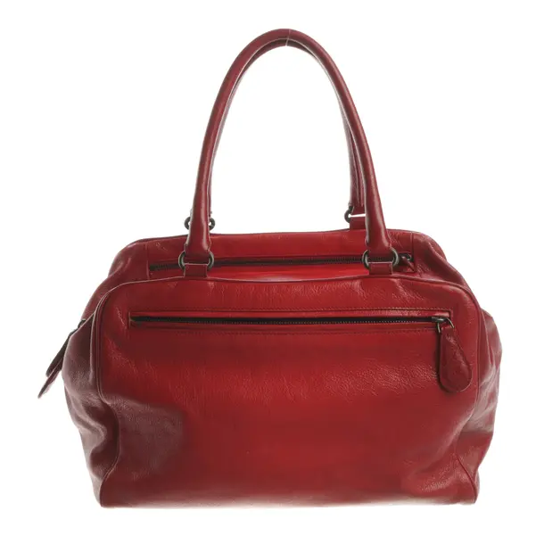 Shoulder Bag, in Red, Leather, Bottega Veneta