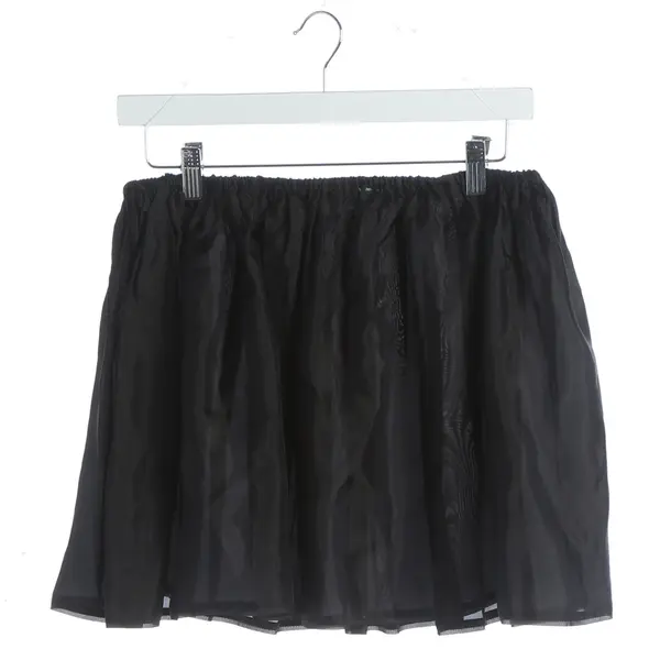 Skirt, in Black, Cupro, Miu Miu
