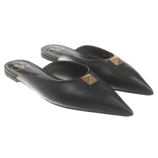 Mules, in Black, Valentino