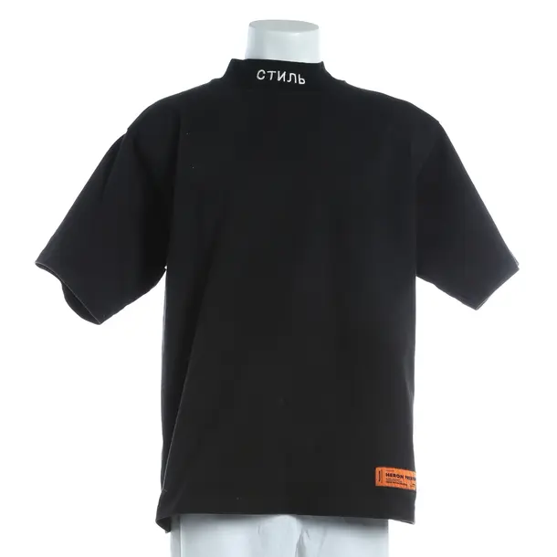 T-Shirt, in Schwarz, Baumwolle, Heron Preston