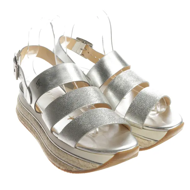 Sandalen, in Silber, Hogan