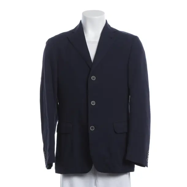 Blazer, in Navy, Cotton, Lardini