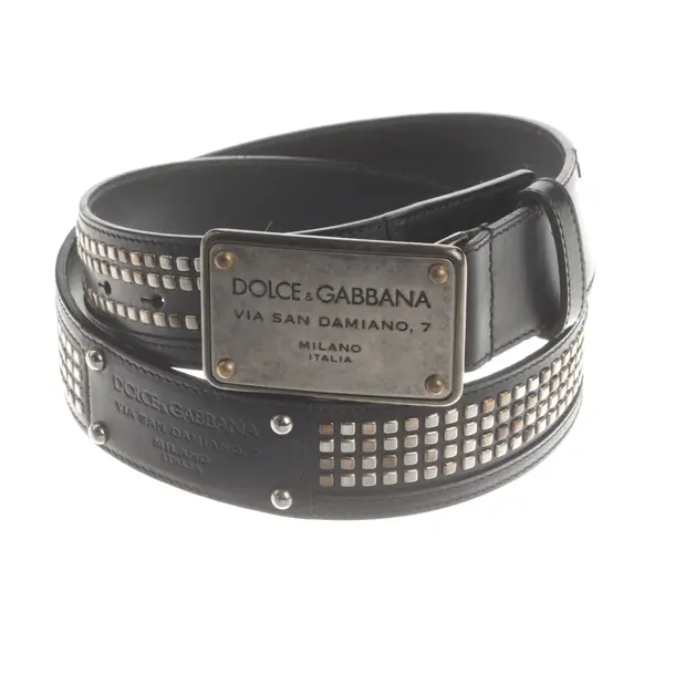 Gürtel, in Schwarz, Leder, Dolce & Gabbana
