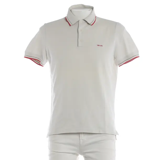 Polo, in Grigio chiaro, Cotone, Prada Linea Rossa