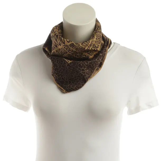 Shawl, in Light Brown, Silk, Roberto Cavalli