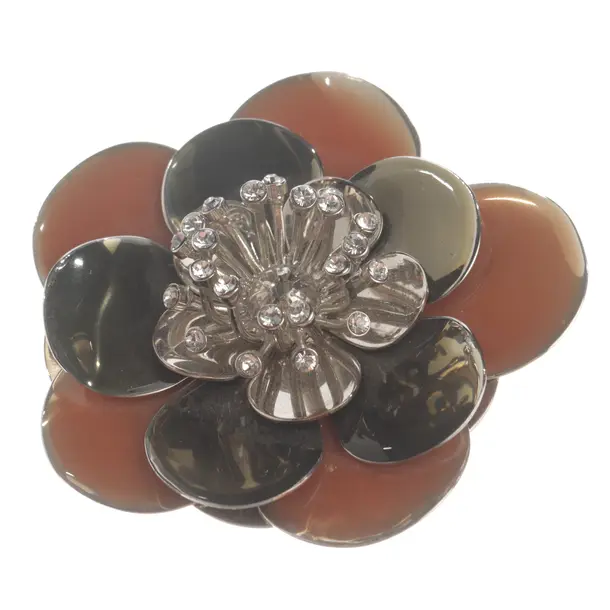 Brosche, in Silber, Metall, Miu Miu
