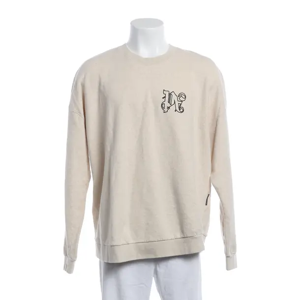 Sweatshirt, in Beige, Cotton, Palm Angels