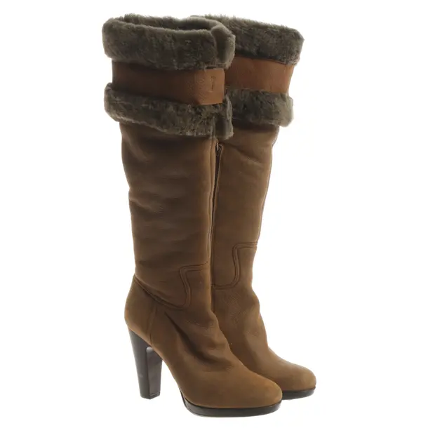 Stiefel, in Braun, Miu Miu