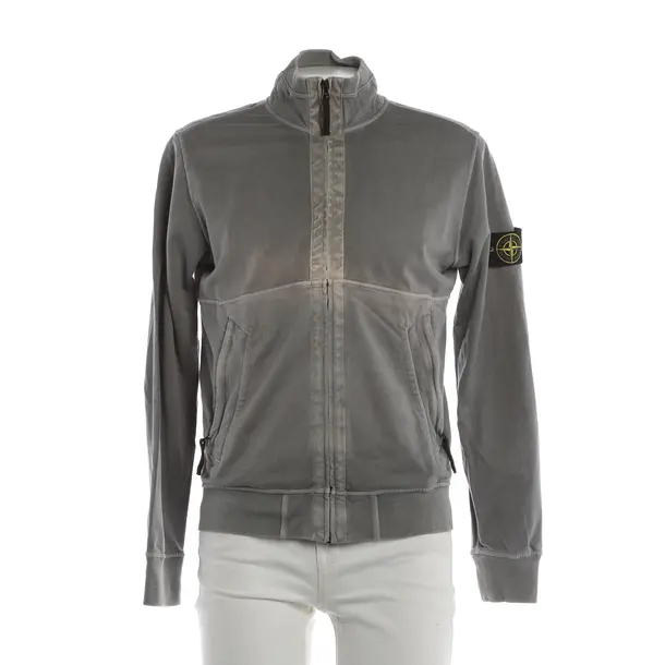 Zip-Up Hoodie, in Gray, Cotton, Stone Island