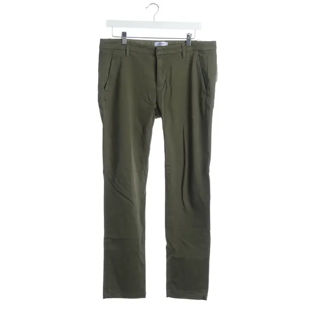 Pants, in Green, Cotton, Dondup