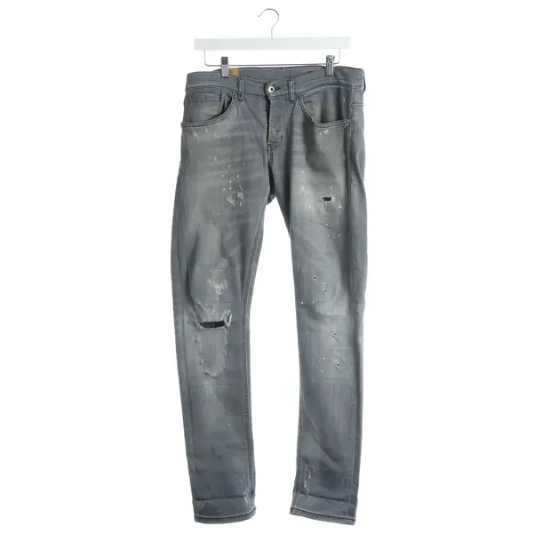 Straight Fit Jeans, in Gray, Cotton, Dondup