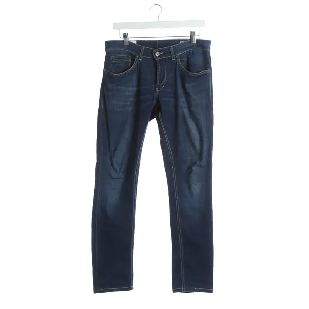 Straight Fit Jeans, in Blue, Cotton, Dondup