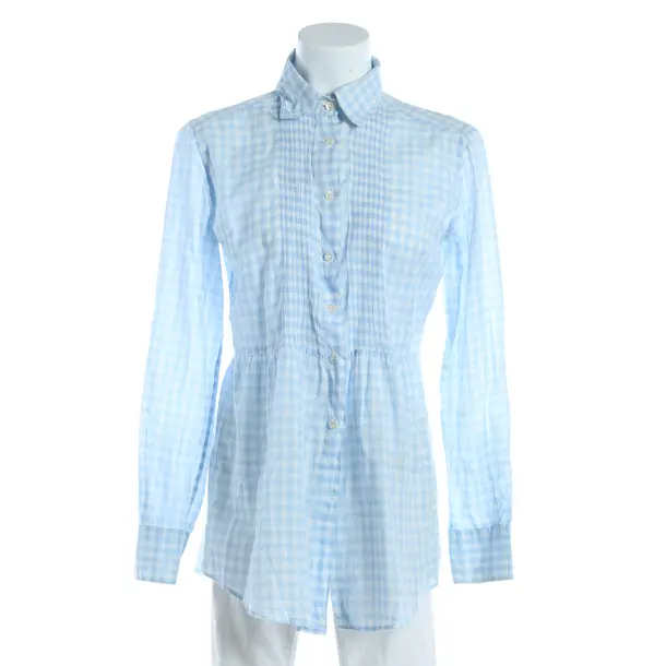 Blouse, in Blue, Baumwolle, Ermanno Scervino