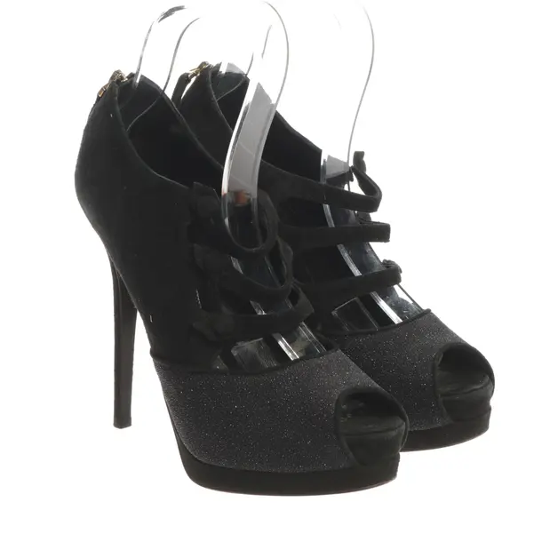 Heeled Sandals, in Black, Fendi