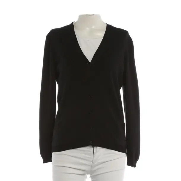 Strickjacke, in Schwarz, Baumwolle, Valentino