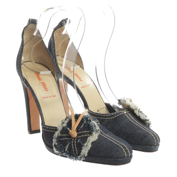 Pumps, in Blue, Miu Miu