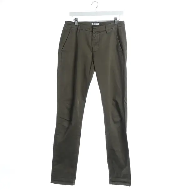 Pants, in Dark Gray, Cotton, Dondup