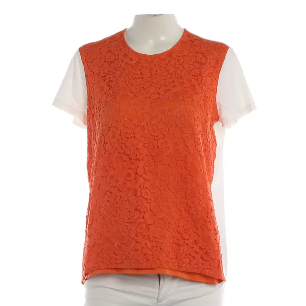 Shirt, in Orange, Cotton, Prada