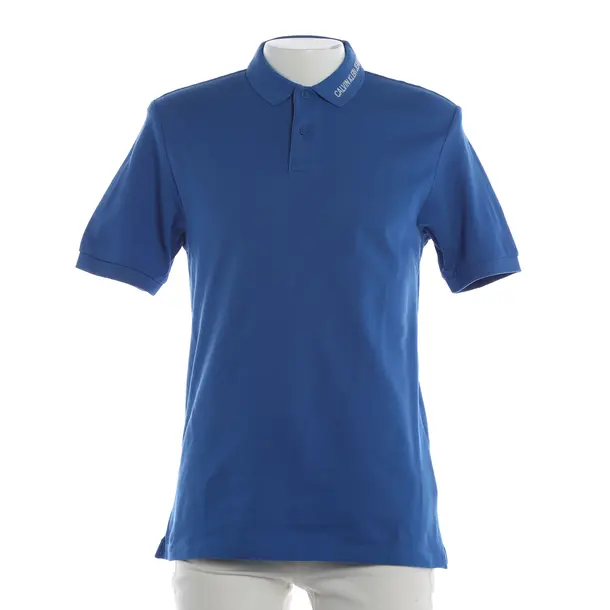 Polo Shirt, in Blue, Baumwolle, Calvin Klein