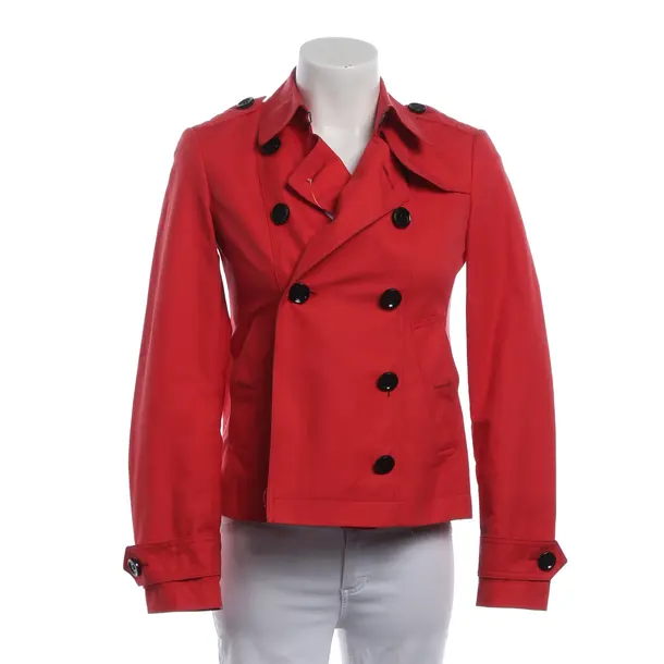 Mid-Season Jacket, in Red, Cotton, Burberry Brit