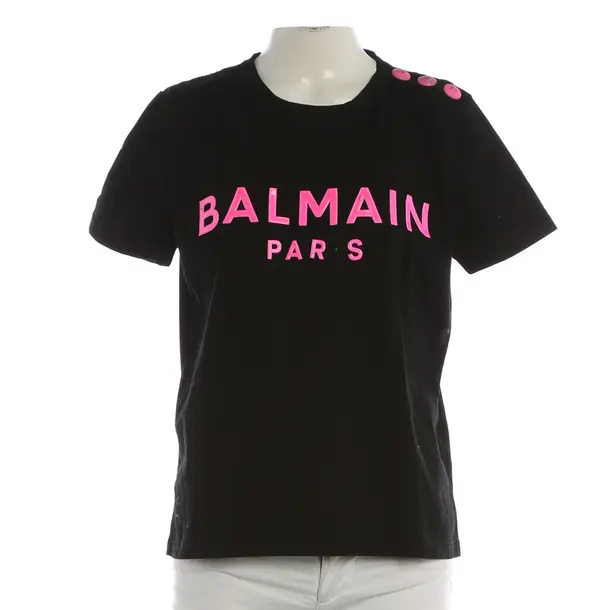 Shirt, in Black, Cotton, Balmain