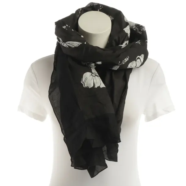 Shawl, in Black, Cotton, Gucci