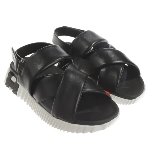 Sandals, in Black, Hermès