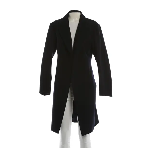Wintermantel, in Navy, Wolle, Yohji Yamamoto