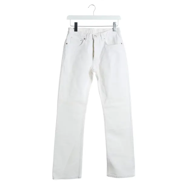 Slim Fit Jeans, in White, Cotton, Helmut Lang