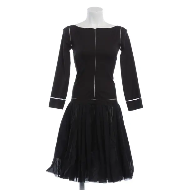 Dress, in Black, Cotton, Jean Paul Gaultier