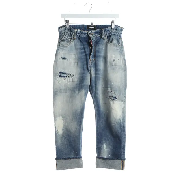 Straight Fit Jeans, in Blue, Cotton, Dsquared