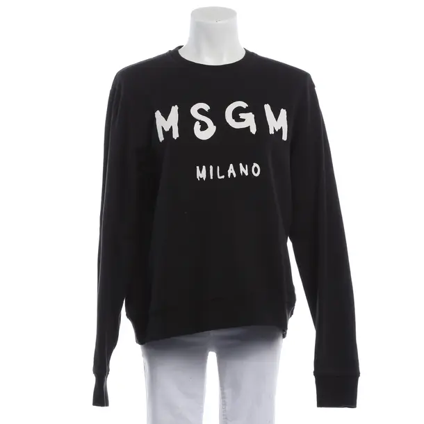 Sweatshirt, in Schwarz, Baumwolle, MSGM
